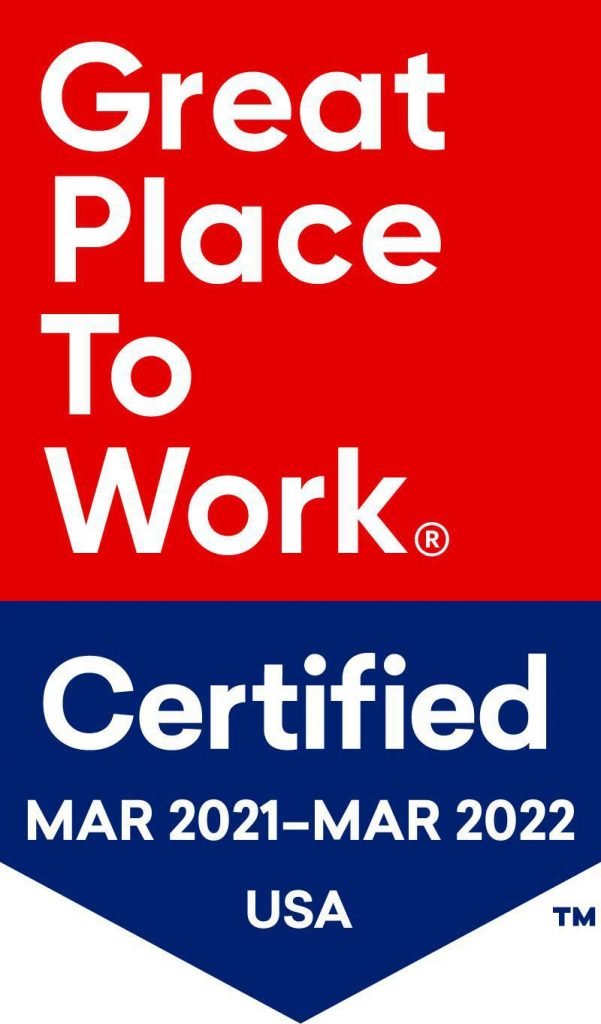 great place to work cert 2021