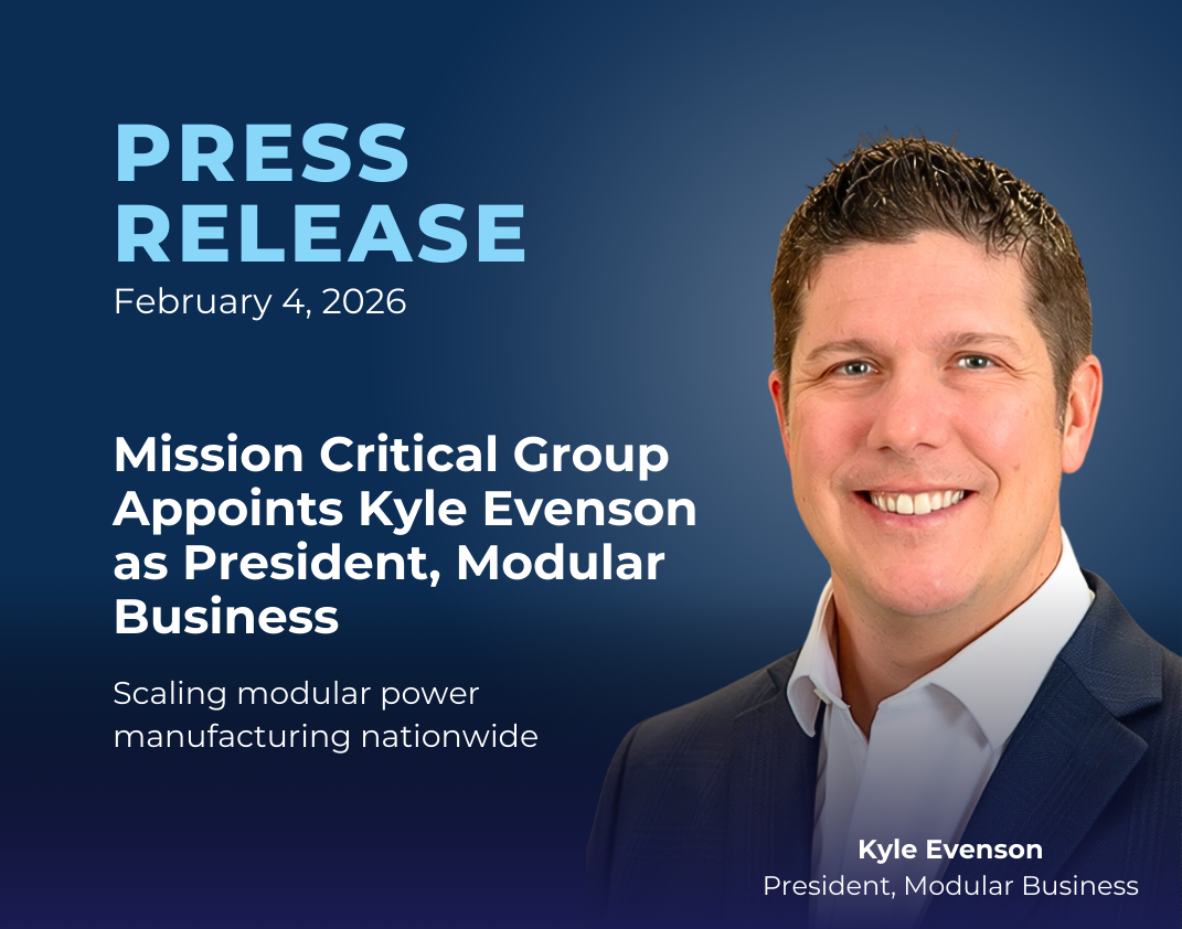 PRESS RELEASE - Appoints Kyle Evenson as President, Modular Business 2426 (1)