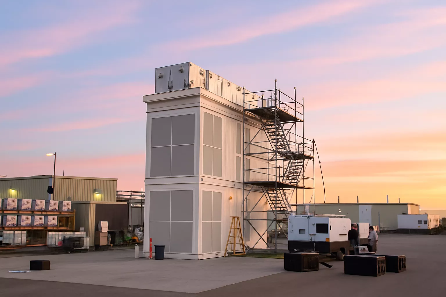 double stacked gen enclosures