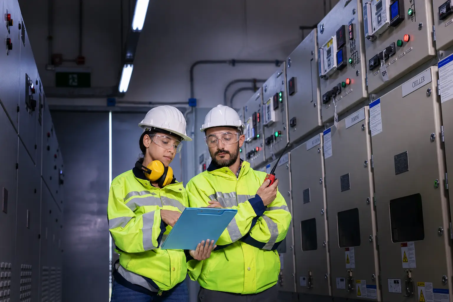 employees-reviewing-switchgear-equipment