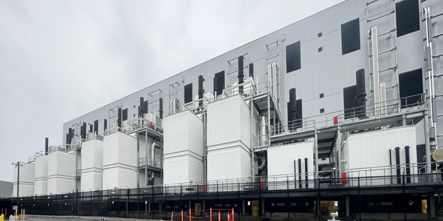custom double stacked generator enclosure